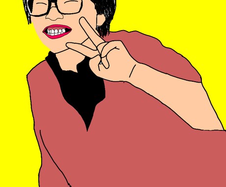 お顔をトレースさせて頂きます 大切な人に似顔絵をプレゼントしませんか？アイコンの使用も可 イメージ1