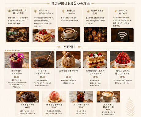 AI×マーケティングで売れるLPを制作します 飲食店・美容室・スクール向けLPを作成します。 イメージ2
