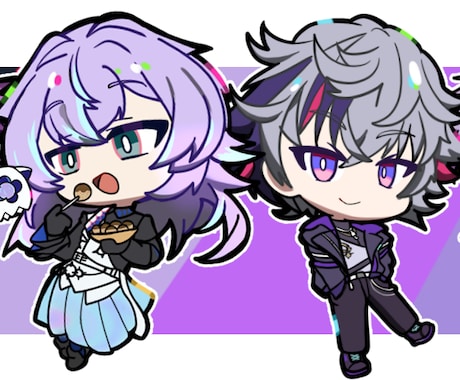デフォルメキャラクターのイラストを制作します 1週間から2週間程度で完成！アイコンやスタンプ等に！ イメージ2
