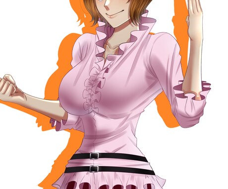 キャラクターの1枚絵描きます 皆様のオリジナルキャラクターなどのイラストを描かせて頂きます イメージ2