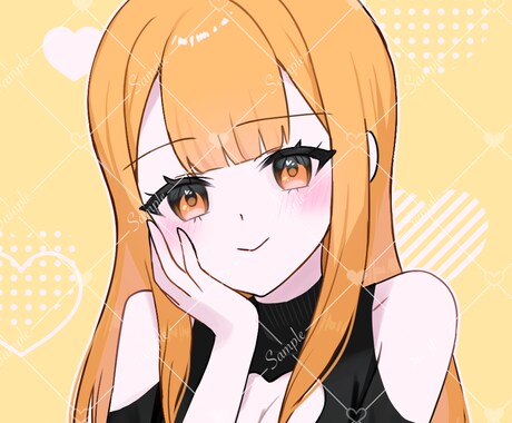 可愛い特化のアイコンを描きます Vtuberや配信者におすすめです！ イメージ2