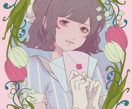 イラスト・アイコンを制作します 可愛い女の子を得意としています イメージ2