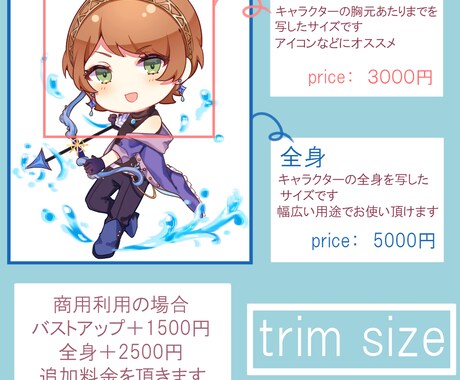 可愛い！目を引く！デフォルメイラストお描きします 万人受けしやすい可愛いミニキャラならお任せ下さい イメージ2