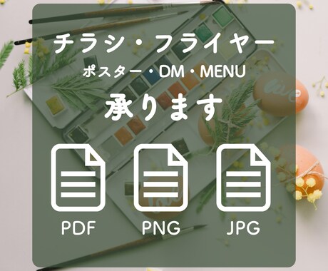 反応率が上がるチラシ・フライヤーデザイン承ります 目に止まる分かりやすいチラシを制作いたします！ イメージ1