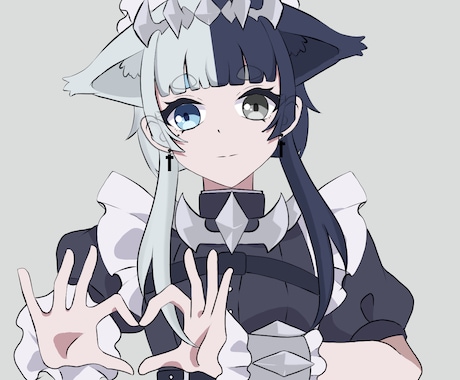 歌ってみた動画用イラスト制作いたします オリジナルキャラクターで歌ってみた動画のイラストを制作します イメージ2