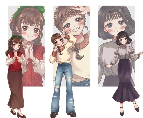 キャラクターの立ち絵作成します VTuber、TRPG、グッズイラスト描きます イメージ2