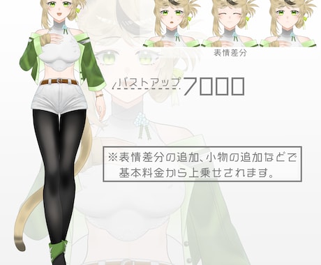 立ち絵制作(TRPG・IRIAM・ゲームなど)ます IRIAMで使える立ち絵など制作します！ イメージ2