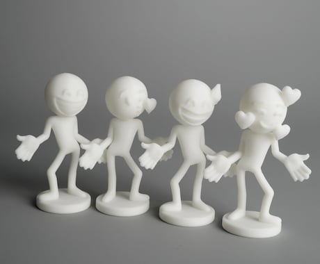 オリジナルのキャラクターを3Dモデリングします オリジナルグッズや3Dプリント用データに！ イメージ2