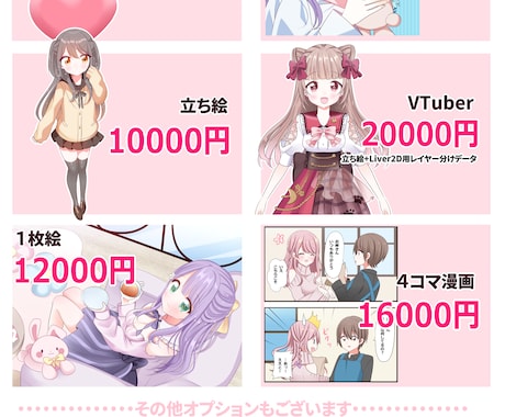 最短2日！かわいいイラスト描きます アイコン・ミニキャラ・４コマ・立ち絵をスピード納品します！ イメージ2