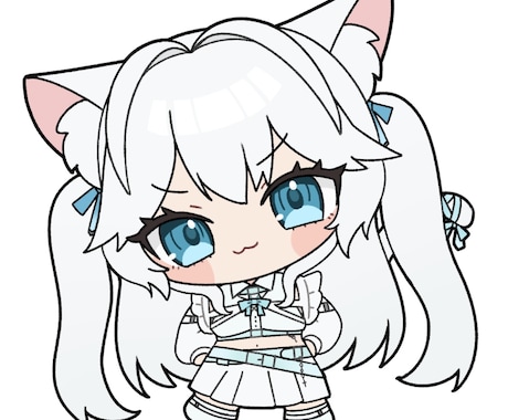 ミニキャライラストお描きします SNSや配信、グッズなどにお使いいただけます！ イメージ1