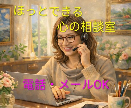 一人で悩んでないで、寄り添います 人に言えないことなど何でもお話ききます イメージ1