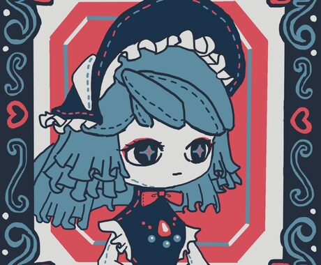 一枚絵など各種イラストを描きます 人間から人外生物まで幅広く対応！ イメージ2
