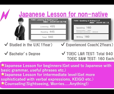 Japanese Lesson します For non-native Jap speakers イメージ1