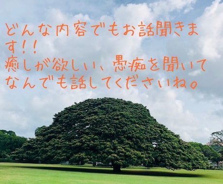 今すぐ誰かと話したい！愚痴を聞いて！を叶えます お悩みから推しの布教までなんでもお話しましょう！ イメージ1
