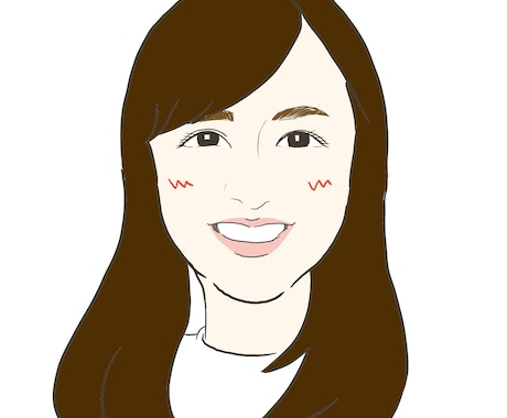 名刺や資料に載せやすいシンプルな似顔絵を描きます 写真は載せたくないけど、顔を覚えて欲しい方に似顔絵がお勧め！ イメージ1