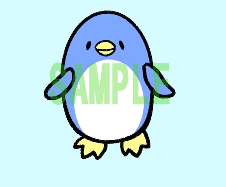 500円で動物のアイコンお描きします ゆるくてシンプルなアニマルを1点お描きします。 イメージ1