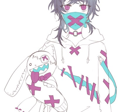 Live2d用のイラスト作成します イメージ1