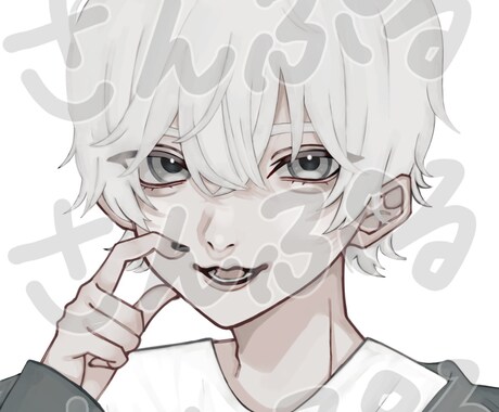 最短納品1日!SNSアイコン描きます かっこいい絵柄で描いて欲しい方に是非!! イメージ1