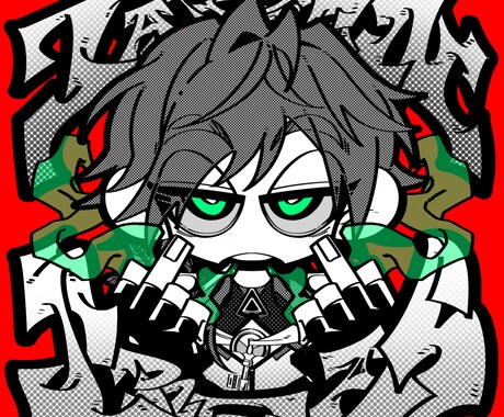 デフォルメイラスト制作承ります パキッとしたデフォルメイラスト制作致します。 イメージ2