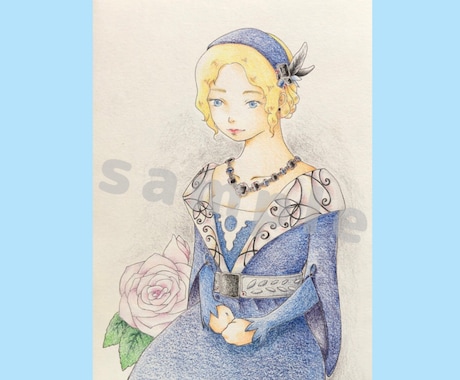 あなたの中のお姫様をイラストにいたします 姫イラスト♡あなたの『姫』はどんな姫？