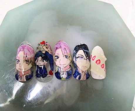 お試し価格で推し様チップお作り致します あなたの推し様をお爪に宿します イメージ2