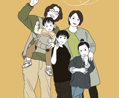 写真からオシャレなイラストを描かせていただきます 結婚式のアイテムやアイコン等様々な用途にご使用頂けます イメージ2