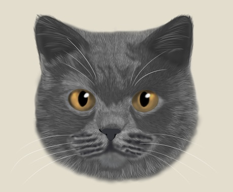 猫似顔絵描きます