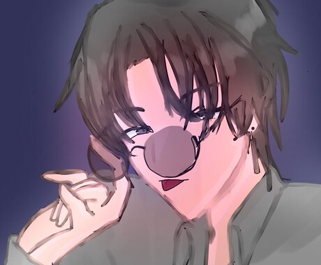 厚塗り?をします ユーザー様のご希望に添えた絵柄で描かせて頂いております。 イメージ2