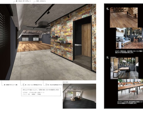 店舗・オフィスのインテリアプラン提案します 賃貸用オフィス、店舗、シェアハウス向けインテリアデザイン提案 イメージ2