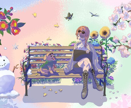 SNSアイコン・配信向けイラスト描きます ミニキャラ・動物・配信者様向けイラストも対応可能です！ イメージ2