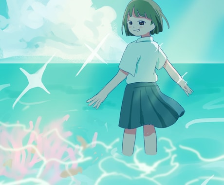 カラフルなかわいい雰囲気のあるイラスト描きます イメージ1