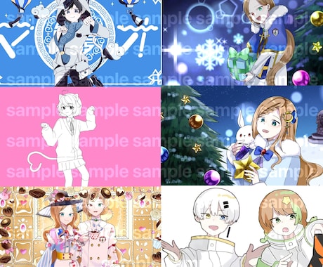 歌ってみたに！アイコンに！イラストお描きします アイコン，立ち絵，一枚絵などsns活動に使えるイラストを! イメージ2