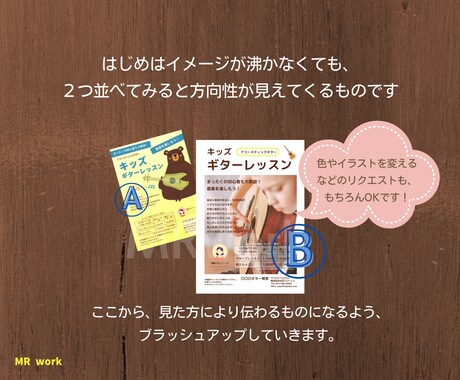 バランスのいいチラシデータ作ります ☆伝わるチラシを、心を込めてお作りします＊CANVA使用＊ イメージ2