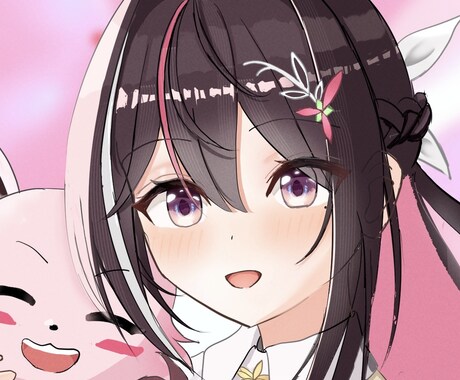 SNSアカウント用の可愛い女の子イラスト描きます 【先着3名1000円】かわいいSNSアイコンを描きます！ イメージ1