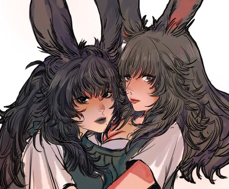 ゲームキャラのSNSアイコンを描きます 女性キャラが得意ですが、男性キャラも全力で描きます！ イメージ2