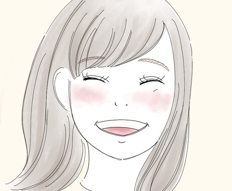 女性向け!オシャレなイラストアイコン制作します 写真1枚からイラストに☆オシャレアイコンで差をつけよう イメージ1