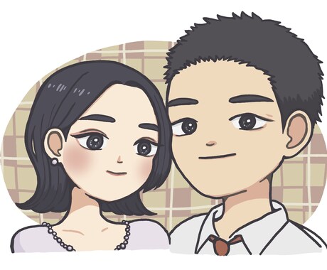 胸上のイラストを描きます 寄り添いながらイラストを制作します！プレゼントにも最適！ イメージ2