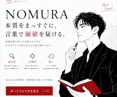 クリニックに特化した信頼と成果UPのLP作成します イメージ1
