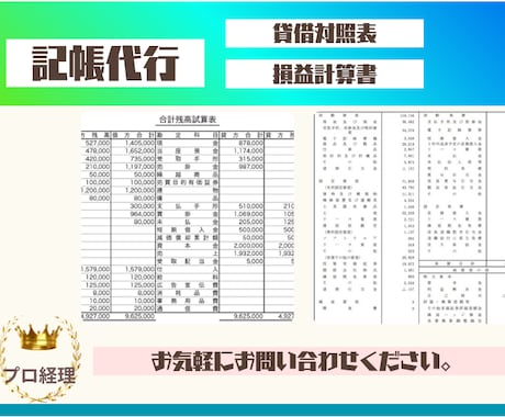 経理の悩み事、丸投げOK！法人様の記帳をいたします 記帳の最適化が、決算の効率化へ。あなたは本業に集中！ イメージ2