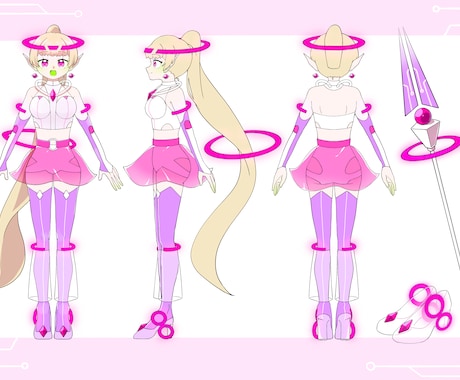 キャラデザからパーツ分け、立ち絵制作まで行います 自分だけの個性的なキャラクターが欲しい方へ！ イメージ2