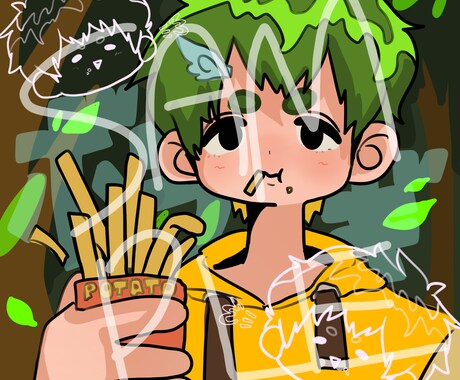 擬人化・似顔絵アイコン描きます カートゥーンやポップなイラストが得意です イメージ2