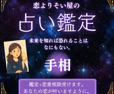 恋も性格も！手相から見えるあなた占います あなたの手に刻まれた運命のメッセージをやさしく読み解きます。 イメージ1