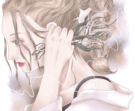 おしゃれな女の子のアイコン描きます イメージ1