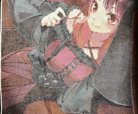 イラストからクロスステッチ制作します 推しを傍に置いて日々に彩りを！ イメージ2