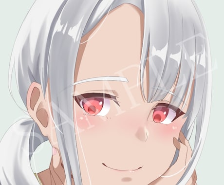 SNS用アイコン描きます 印象に残る目元を丁寧に描きます イメージ2