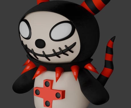 イラストから3Dプリント用データ制作します オリジナルキャラクターなどを3D化してみませんか？ イメージ2