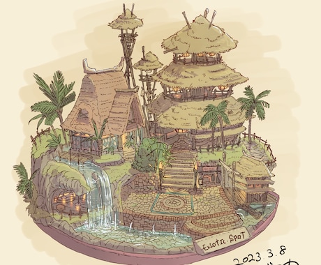 さまざまな用途の背景絵を描きます さまざまな用途の背景絵の募集をします。 イメージ2