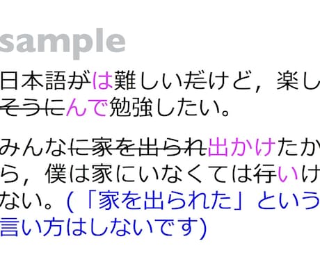 日本語の文章（手紙や論文など）をリライトします 日本語を勉強している方におすすめ [rewrite] イメージ1