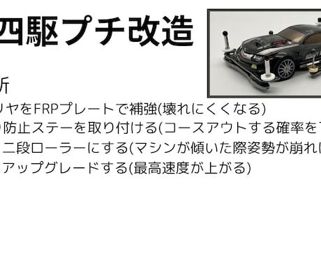 ミニ四駆の改造をします 安くて速いミニ四駆を作ります!! イメージ2