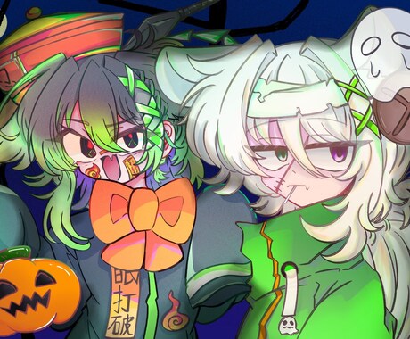 ミニキャラ・1枚絵様々なイラストを作成致します イラスト制作！貴方専用のイラストを描きます！！ イメージ2